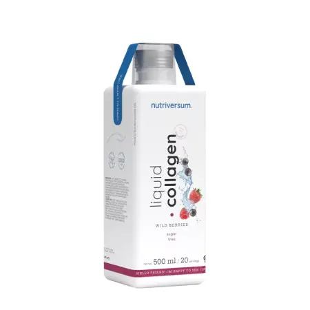Nutriversum Liquid Collagen 10.000 Mg Sugar Free (500 ml, Wild Berries) - Nutriversum