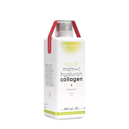 Nutriversum Liquid MSM+C Hyaluron Collagen (500 ml, Pineapple) - Nutriversum