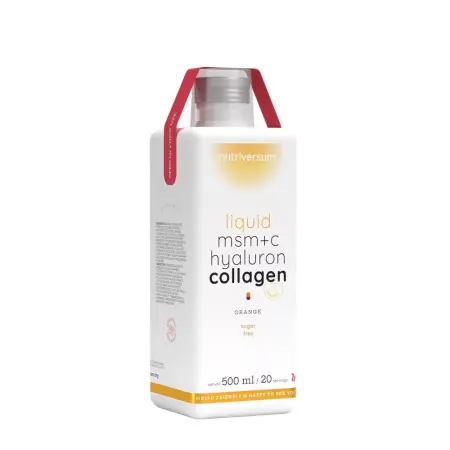 Nutriversum Liquid MSM+C Hyaluron Collagen - WOMEN (500 ml, Orange) - Nutriversum