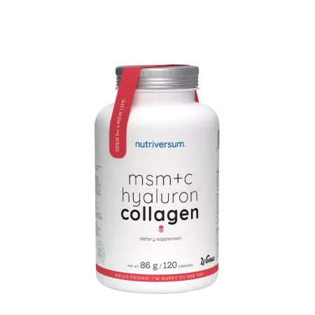 Nutriversum MSM+C Hyaluron Collagen - WOMEN (120 Capsules) - Nutriversum