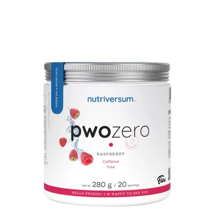 Nutriversum PWO Zero Caffeine (280 g, Raspberry) - Nutriversum