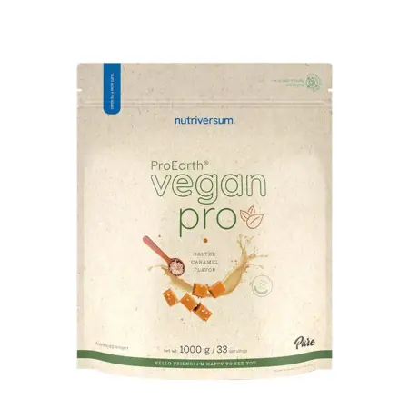Nutriversum Vegan Pro ProEarth® Protein Powder (1000 g, Salted Caramel) - Nutriversum
