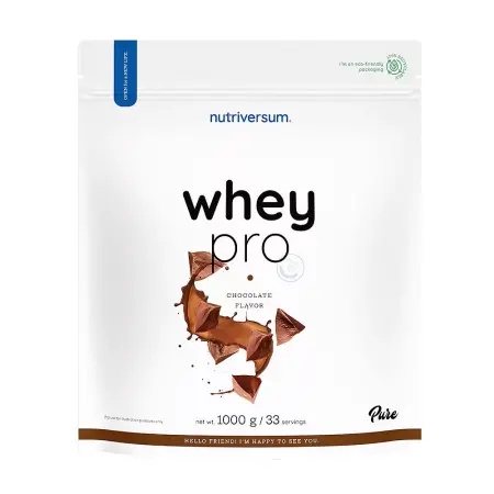 Nutriversum Whey PRO - PURE (1000 g, Chocolate) - Nutriversum