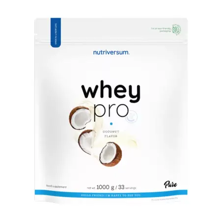 Nutriversum Whey PRO - PURE (1000 g, Coconut) - Nutriversum