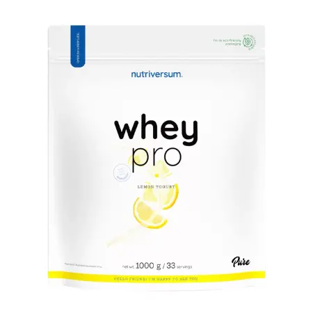 Nutriversum Whey PRO - PURE (1000 g, Lemon Yogurt) - Nutriversum