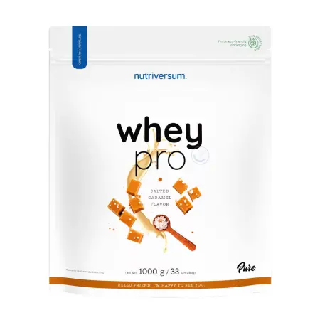 Nutriversum Whey PRO - PURE (1000 g, Salted Caramel) - Nutriversum