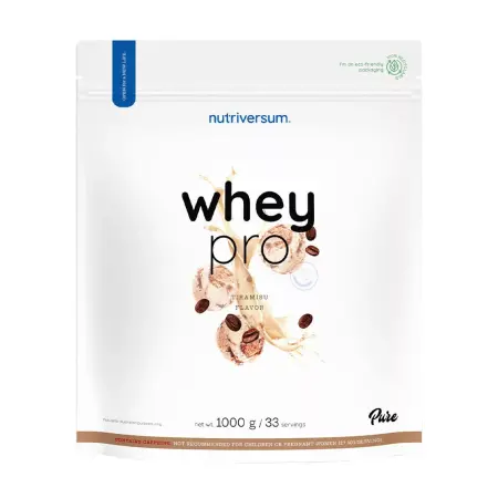 Nutriversum Whey PRO - PURE (1000 g, Tiramisu) - Nutriversum
