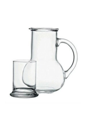 Oasis Nightstand Bedside Jug with Glass 1 Lt 98328 8693357186460 - Paşabahçe