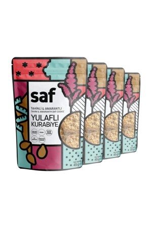 Oatmeal Cookies with Tahini + Amaranth - 45gr - Saf Nutrition