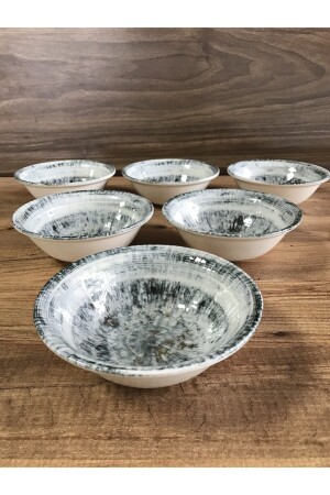 Odette Series 6-Piece Soup Bowl 16 Cm A0824 - Bonna Porselen