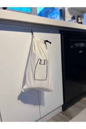 Off-White Bag Figure Embroidered Bag Storage Pouch Bag Holder Multi-Purpose Pouch - Hanles