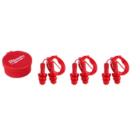 Ohrstöpsel in einer Schachtel MILWAUKEE, 3 Stück. - Milwaukee Accessories