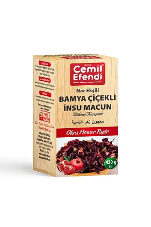 Okra Flower Insu Paste Natural Source of Insulin 420 gr - Cemil Efendi