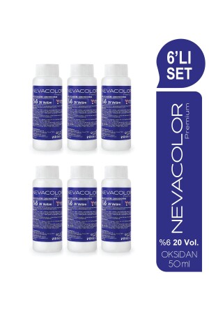 Oksidasyon Kremi 50 ml - 20 Volüm %6 6'lı - Neva Color