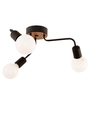 Oktopus 3. Moderner schwarzer Kronleuchter mit LEDs 200 002 0995 03 - Begüsa