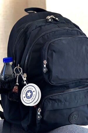 Okul Çantası Unisex Dark Orta Boy Su Geçirmez Klinkır Kumaş Ilkokul-lise-üniversite Çantası okulçantası - FCSTORE