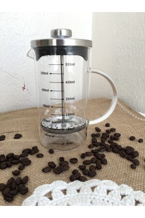 Ölçekli French Press 600 ml P-CAM-400959 - Paçi