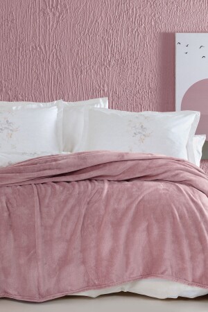 Olenna Double Wellsoft Blanket - Powder - Yataş