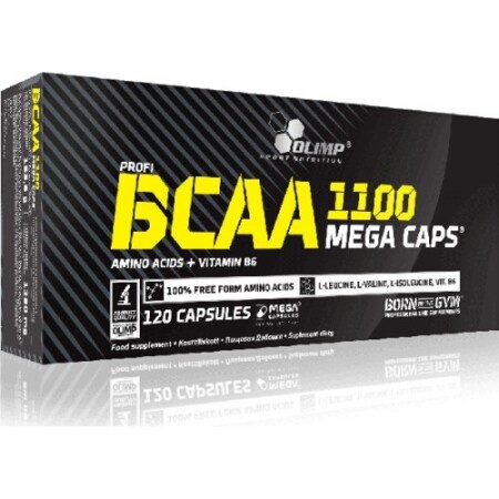 Olimp BCAA Mega Caps 1100 120 caps. - Olimp
