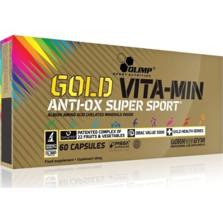 Olimp Gold Vita-Min Anti-Ox Super Sport 60 Kapseln. - Olimp