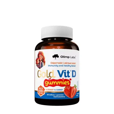 Olimp Labs Gold-Vit® D Gummies (60 Gummies, Strawberry) - Olimp Labs