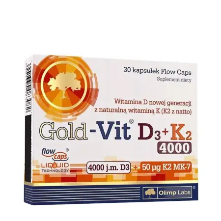 Olimp Labs Gold-Vit® D3+K2 2000 IU (30 Capsules) - Olimp Labs