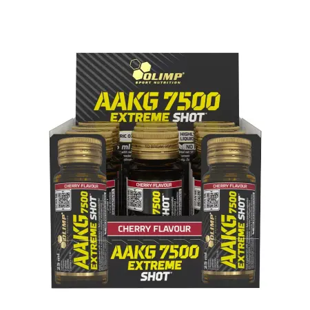 Olimp Sport AAKG 7500 Extreme Shot (9 x 25 ml, Cherry) - Olimp Sport