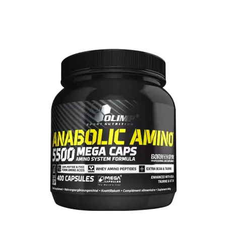 Olimp Sport Anabolic Amino 5500 MEGA CAPS (400 Capsules) - Olimp Sport