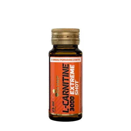 Olimp Sport L-Carnitine 3000 Extreme Shot Glass (25 ml, Orange) - Olimp Sport