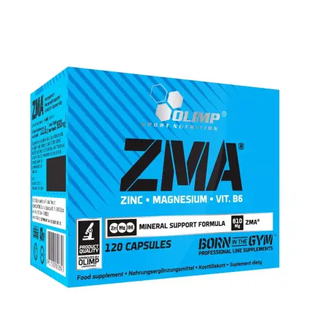 Olimp Sport ZMA - Zinc, Magnesium, Vitamin B6 (120 Capsules) - Olimp Sport