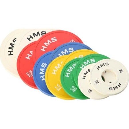 Olimpik ağırlık diski CBRS05 HMS - 2 x 1 kg - HMS