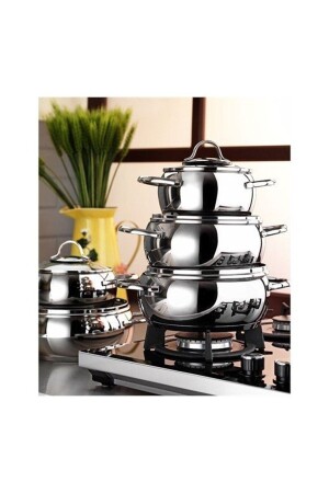 Olimpos 10 Piece Steel Cookware Set 950200005982100 - Aryıldız
