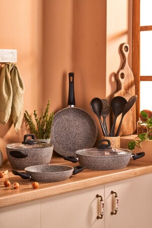 Olinda 10 Piece Cookware Set Gray 600. 15. 01. 2546 - Emsan