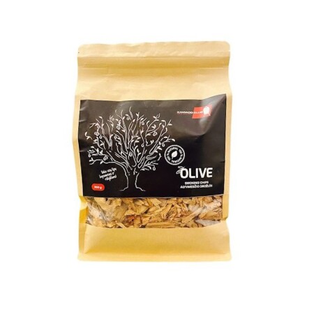 Olive wood chips for smoking KamadoClub 900g - KamadoClub