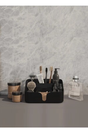 Olivia Makeup And Cosmetics Organizer Box Organizer Black Olivia Black - Higienox