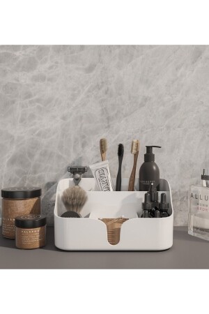 Olivia Multi-Purpose Bathroom Organizer White ÇOlivia White - Higienox