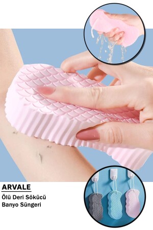 Ölü Deri Temizleyici Sihirli Banyo Lifi Peeling Bez Vucüt Duş Süngeri Masaj - Arvale