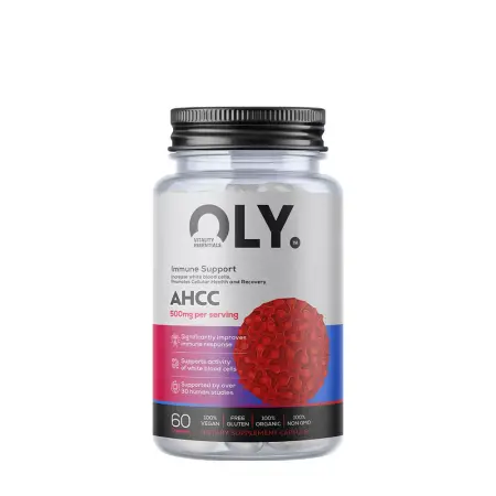 Oly AHCC 500 mg (60 Capsules) - Oly