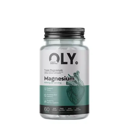 Oly Triple Magnesium 500 mg (60 Capsules) - Oly