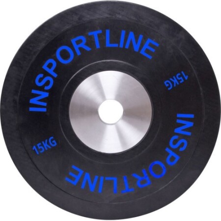 Olympic Weight Suitable for Throwing 50mm inSPORTline BumperPlate 15kg - inSPORTline