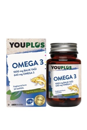 Omega 3 1000 Mg 30 Capsules - Youplus
