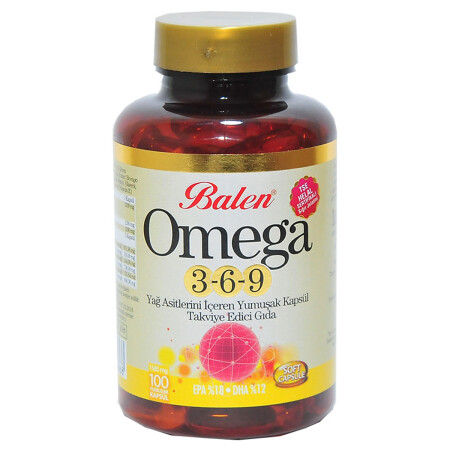 Omega 3-6-9 1585 Mg x 100 Soft Capsule - Balen