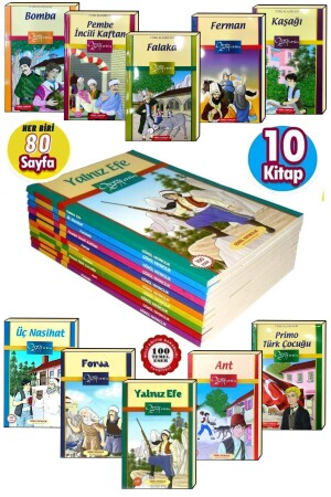 Ömer Seyfettin Story Set Set of 10 - Gönül Yayincilik