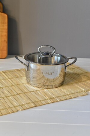 OMS Mini Deep Steel Pot - 14 cm - Şirin Eşyalarım