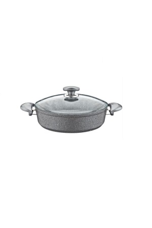 Oms Oms 3310-24 Collection Granite Pot 24 Cm X 7,5 Cm OMS. 0042 - OMS PASLANMAZ