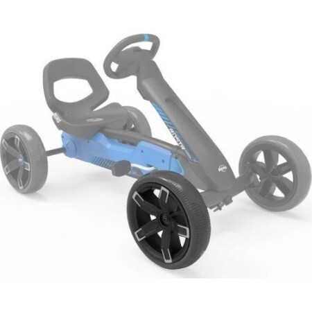 Ön siyah jant 10x2,5 + Roadster çıkartması - BERG