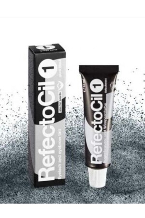 one. 0 Black Eyebrow Eyelash Dye - Refectocil