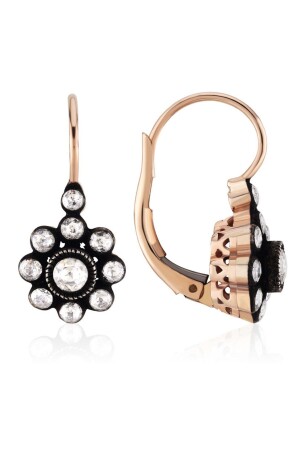 one. 01 Carat Diamond Earrings - Sembol Gold