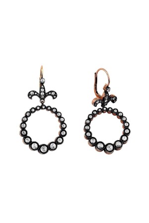 one. 75 Carat Diamond Hoop Earrings Ee225 - Iryum