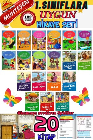 one. and 2. Story Set that Encourages Reading Love and Improvement for Grades 3 TYC00190319138 - Ata Yayıncılık